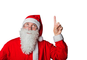Fototapeta na wymiar Blank sign - Santa Claus