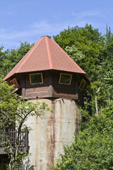 Heuhotel in einem ehemaligen Silo