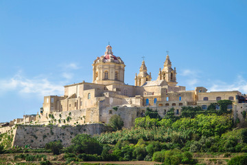 Fototapeta na wymiar Zabytkowe miasto Mdina, Malta / Gozo