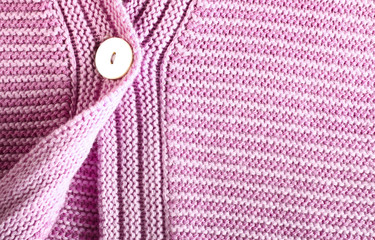woolen pink sweater, detail, texture background
