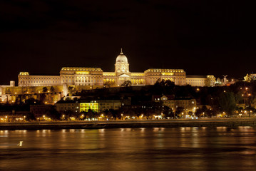 Fototapeta na wymiar Buda Castle in Budapest (Hungary)