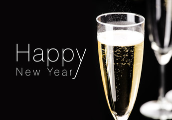 Flute of champagne