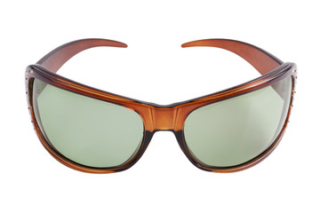 Sunglasses in a brown frame