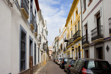 Fototapeta na wymiar Wąska ulica w Kordobie