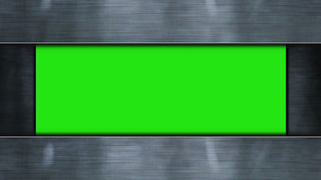 Metal Door, with Green Screen - HD1080