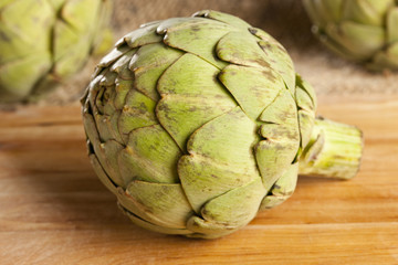 Fototapeta premium Fresh Green Organic Artichoke