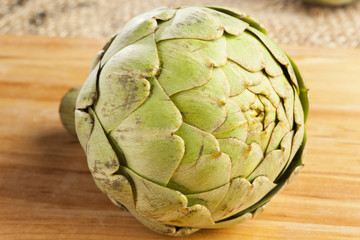Obraz premium Fresh Green Organic Artichoke