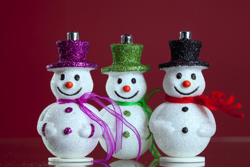 Snowman christmas decoration
