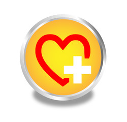Obraz premium Vektor Herz Plus