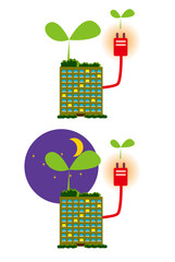 エコ,エコ住宅,エコロジー,住宅,クリーン,エネルギー,ビル,一戸建て,緑化,葉っぱ,葉