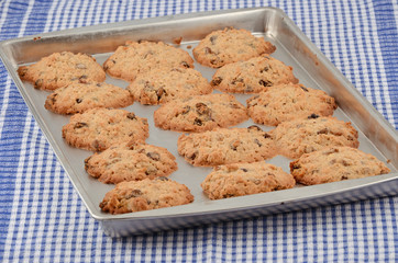Hot baked cookies