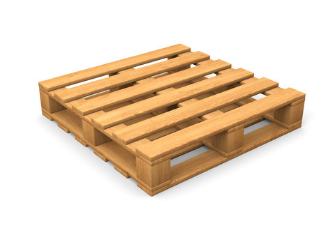 Single isolated pallet