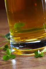 clover and beer