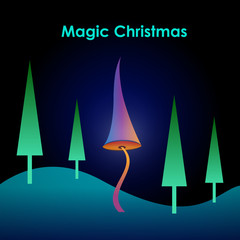 Magic christmas card