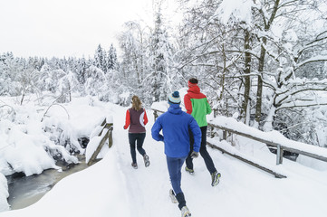 Joggen im Winter