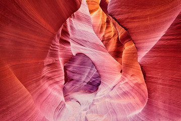 The famous Antelope Canyon
