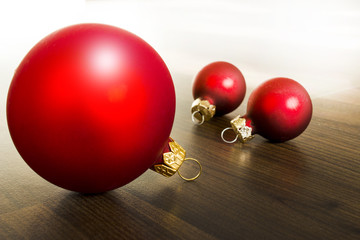 Christbaumkugeln rot