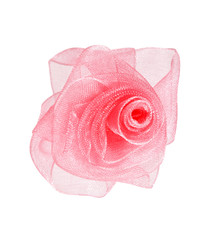 Red Rose of translucent tape