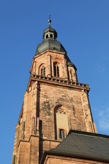 Fototapeta na wymiar die Heiliggeistkirche in Heidelberg