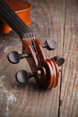 Violin close up