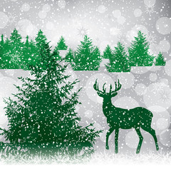 Abstract winter background