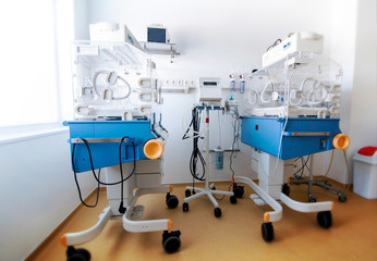 Therapeutic and diagnostic rooms with medical equipment