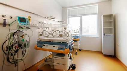 Therapeutic and diagnostic rooms with medical equipment