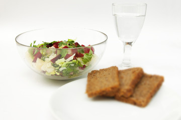 Beets and Parsley Salad Meal - obrazy, fototapety, plakaty