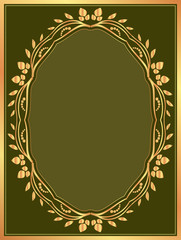 dark green background