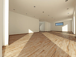 Moderner Grundriss einer bezugsfertigen Immobilie