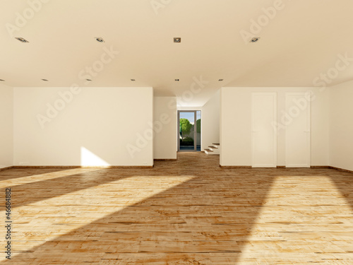 Wohnzimmer mit esszimmer ohne räumliche trennung 3d" stockfotos ...