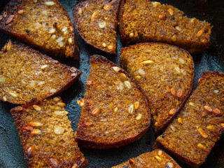 Fried corn bread