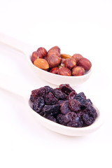 nuts and raisin