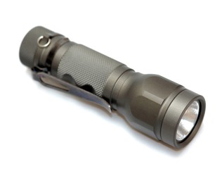 Flashlight, isolated on white background.