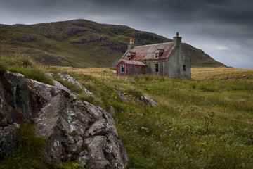 An Old Abandonned cottage in Eriskay
