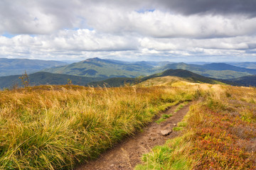 beautiful autumn mountain