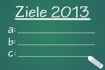 Ziele 2013 Tafel  #121112-003