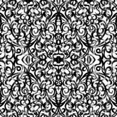 Abstract floral background, seamless pattern