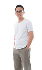 Fototapeta premium casual asian male