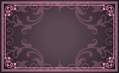 wedding template design, paisley floral pattern , India