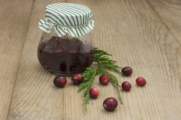Farmer's Market - Organic jam with cranberries
