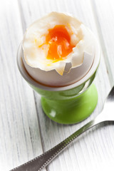 boiled egg in eggcup