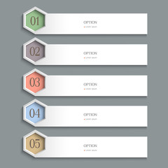 White horizontal Design template