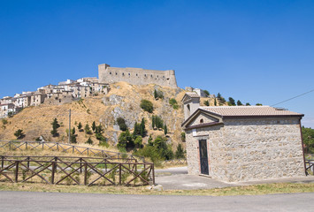 Panoramic view of Deliceto. Puglia. Italy.