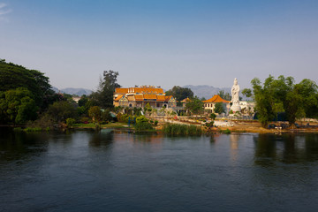 Fototapeta na wymiar River Kwai in Kanchanaburi, Thailand