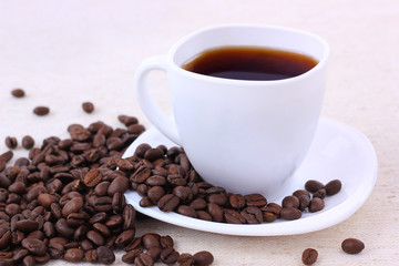 coffee and coffee beans
