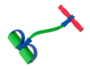 Elastic exercise machine for stretch the muscular.