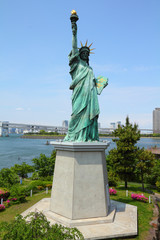 Obraz premium Tokyo - Odaiba statue of liberty