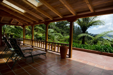 Tropical patio