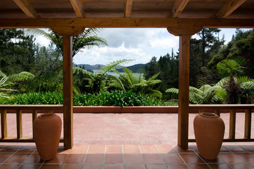 Tropical patio